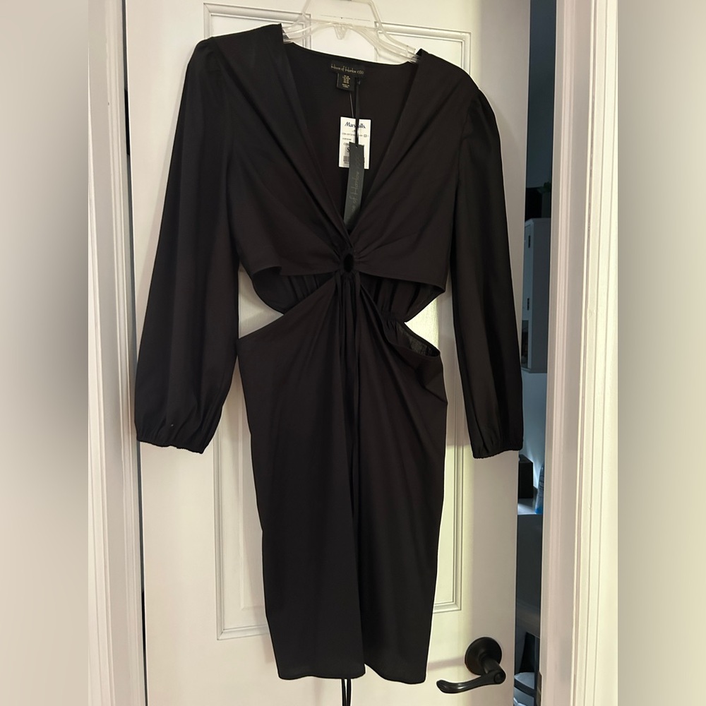 House of Harlow 1960 black cut-out Dress